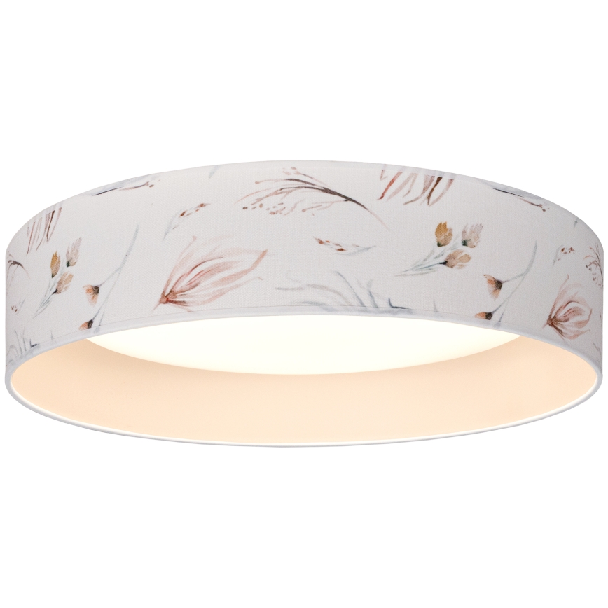 Brilagi - Lámpara de techo LED VELVET SIMPLE LED/24W/230V 3000K Ø 45 cm blanco/flores