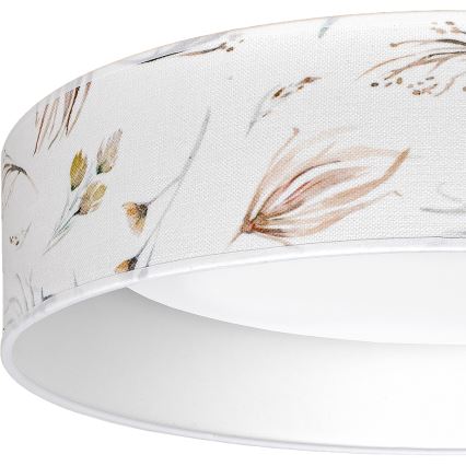 Brilagi - Lámpara de techo LED VELVET SIMPLE LED/24W/230V 3000K Ø 45 cm blanco/flores