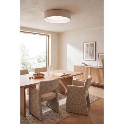 Brilagi - Lámpara de techo LED VELVET SIMPLE LED/24W/230V 4000K diámetro 45 cm crema