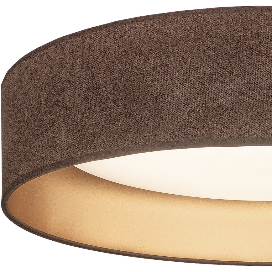 Brilagi - Lámpara de techo VELVET SIMPLE LED/24W/230V 4000K Ø 45 cm marrón/dorado