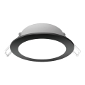 Brilagi - LED Luminaria empotrada de baño LED/4,8W/230V 6000K negra IP65