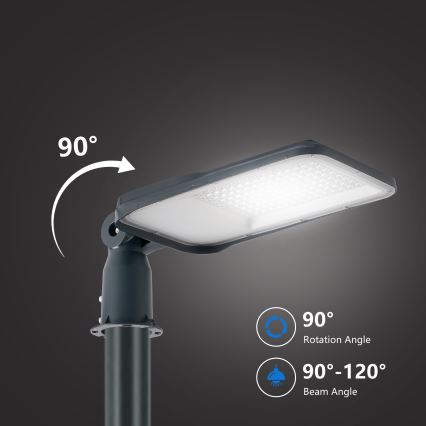 Brilagi - Lámpara de calle LED para exterior con articulación URBANLIGHT LED/100W/230V antracita IP65
