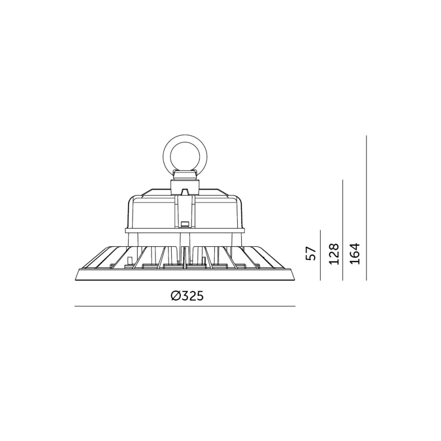 BRILAGI - Luminaria LED de techo industrial TITAN PRO HIGHBAY LED/200W/230V 4000K IP65