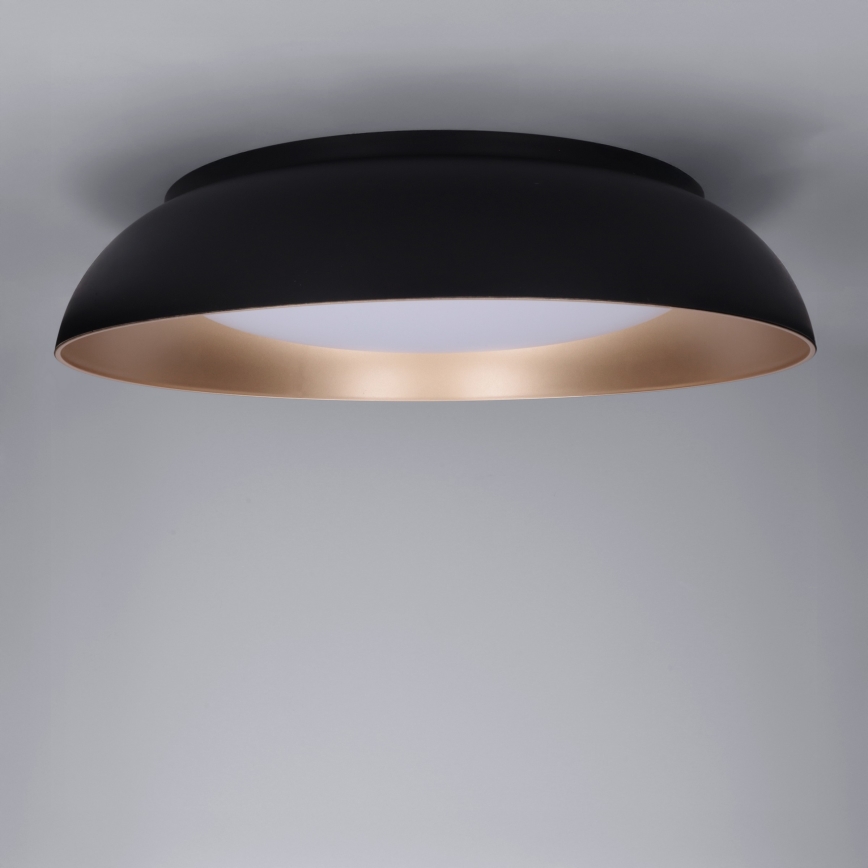 Brilagi - Luminaria LED de techo regulable ALVA LED/48W/230V 3000-6500K Ø 51 cm negra + mando a distancia