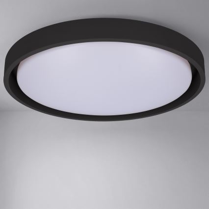 Brilagi - Lámpara de techo LED regulable MATTEO LED/60W/230V 3000-6500K Ø 51,5 cm negra + mando a distancia