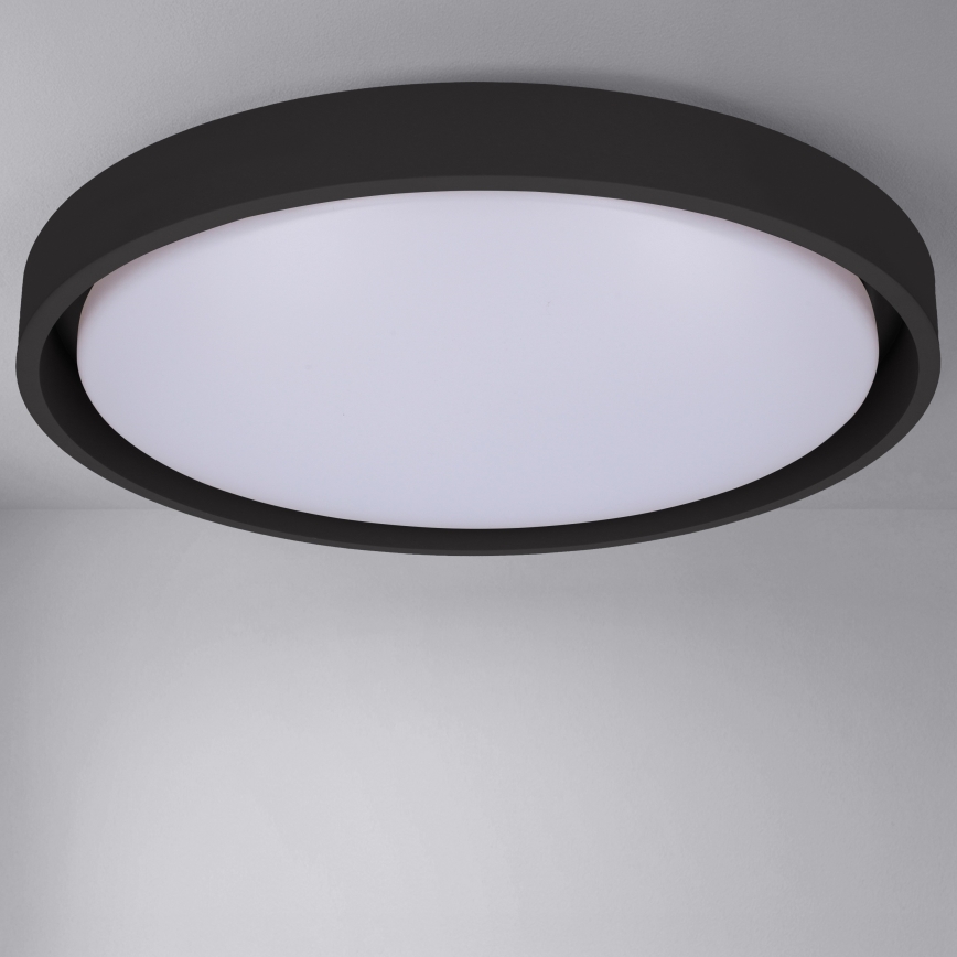 Brilagi - Lámpara de techo LED regulable MATTEO LED/60W/230V 3000-6500K Ø 51,5 cm negra + mando a distancia