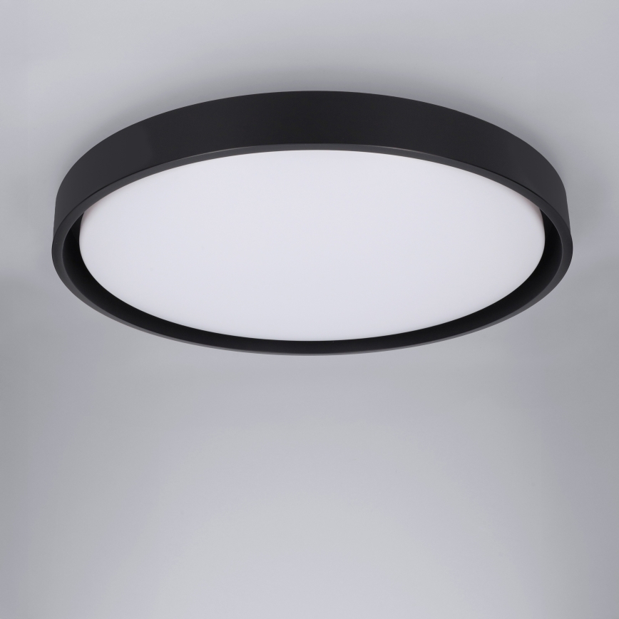 Brilagi - Lámpara de techo LED regulable MATTEO LED/60W/230V 3000-6500K Ø 51,5 cm negra + mando a distancia