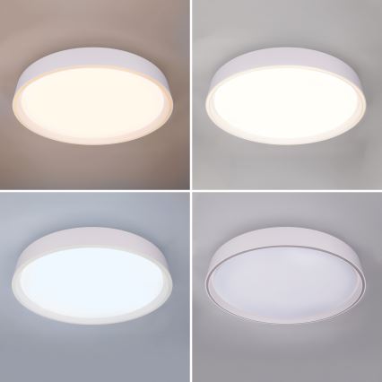 Brilagi - Lámpara de techo LED regulable NANCI LED/60W/230V 3000-6500K Ø 49 cm blanca + mando a distancia