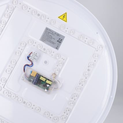 Brilagi - Lámpara de techo LED regulable NANCI LED/60W/230V 3000-6500K Ø 49 cm blanca + mando a distancia