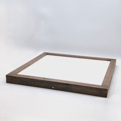 Brilagi - Plafón LED para baño WOODY FRAME LED/50W/230V 60x60 cm IP44 roble/nogal