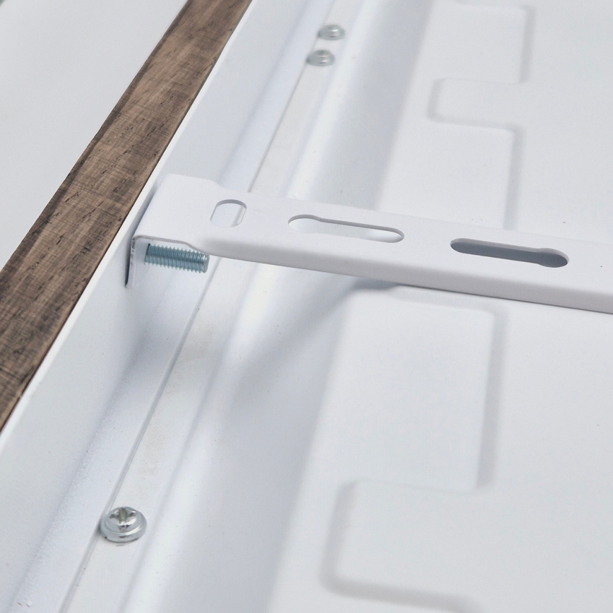 Brilagi - Plafón LED para baño WOODY FRAME LED/50W/230V 60x60 cm IP44 roble/nogal