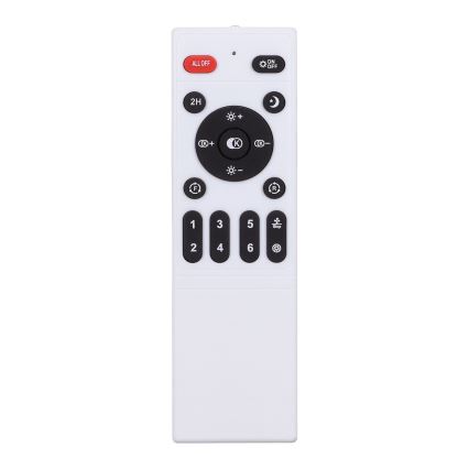 Brilagi - Luminaria de techo LED regulable con ventilador LED/30W/230V 3000-6500K Ø 50 cm negra + mando a distancia