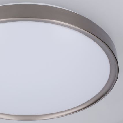 Brilagi - Plafón LED regulable FANCIA LED/48W/230V 3000-6500K Ø 39 cm color plata + mando a distancia