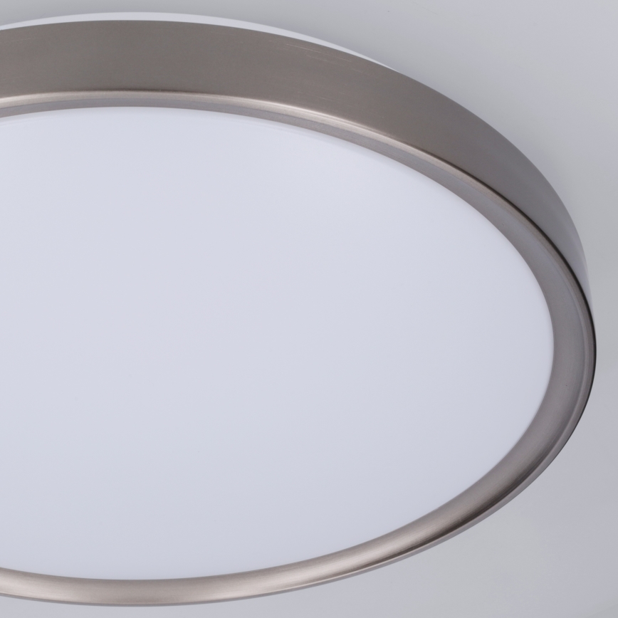 Brilagi - Plafón LED regulable FANCIA LED/48W/230V 3000-6500K Ø 39 cm color plata + mando a distancia