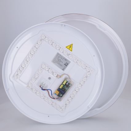 Brilagi - Plafón LED regulable FANCIA LED/48W/230V 3000-6500K Ø 39 cm color plata + mando a distancia