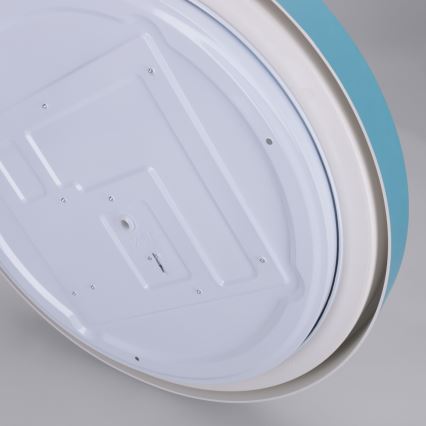 Brilagi - Luminaria de techo LED regulable MATTEO LED/48W/230V 3000-6500K diámetro 41 cm turquesa + control remoto