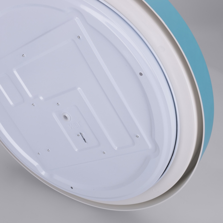 Brilagi - Luminaria de techo LED regulable MATTEO LED/48W/230V 3000-6500K diámetro 41 cm turquesa + control remoto