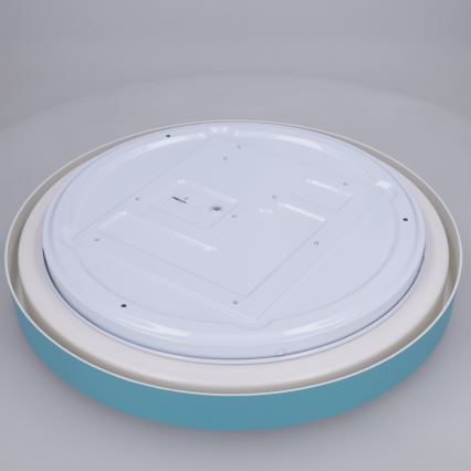 Brilagi - Luminaria de techo LED regulable MATTEO LED/48W/230V 3000-6500K diámetro 41 cm turquesa + control remoto