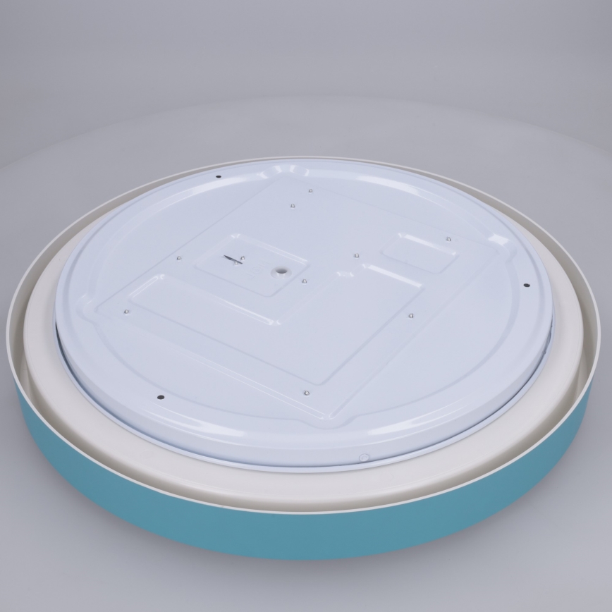 Brilagi - Luminaria de techo LED regulable MATTEO LED/48W/230V 3000-6500K diámetro 41 cm turquesa + control remoto