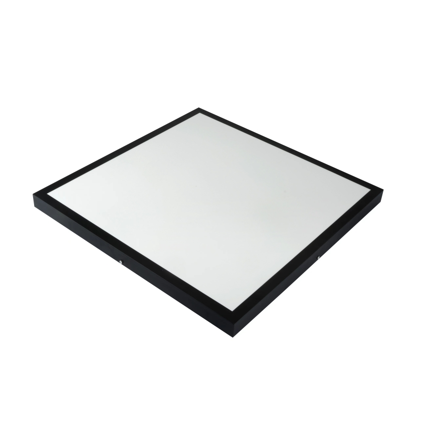 Brilagi - Luminaria de techo regulable para baño FRAME SMART LED/50W/230V 60x60 cm 3000-6000K IP44 negra + mando a distancia