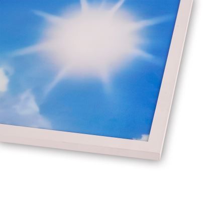 BRILAGI - Luminaria de techo LED regulable SLIMFRAME SKY LED/58W/230V 60x60 cm 3000-6000K plateado/azul + mando a distancia