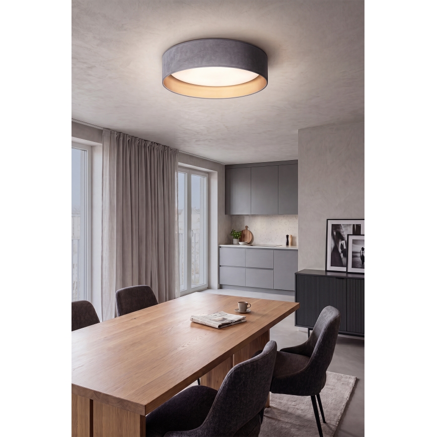 Brilagi - Lámpara de techo LED regulable VELVET SMARTIX STARS LED/24W/230V 3000-6000K Ø 45 cm gris/dorado Wi-Fi Tuya Beacon + mando a distancia