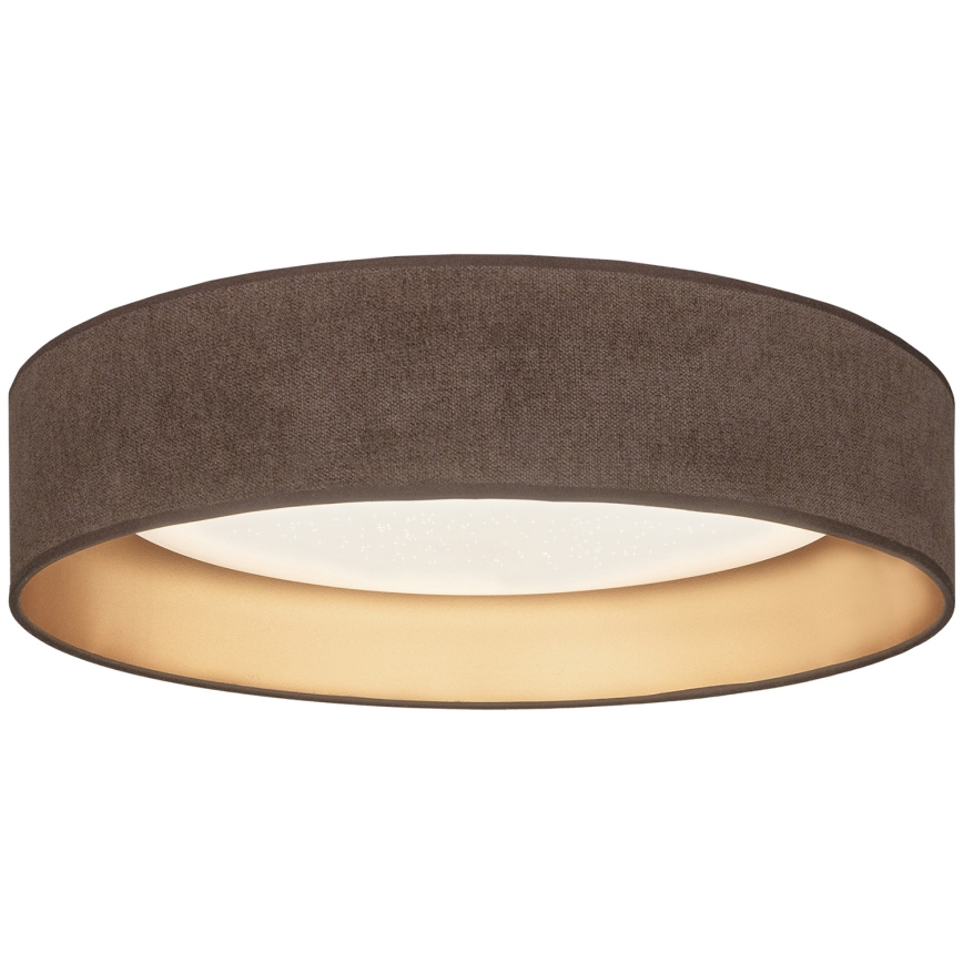 Brilagi - Luminaria de techo LED regulable VELVET SMARTIX STARS LED/24W/230V 3000-6000K, diámetro 45 cm, marrón/dorado, Wi-Fi Tuya Beacon + mando a distancia