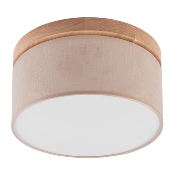 BRILAGI - LED Plafón BELLADONNA 1xE27/15W/230V d. 30 cm beige/roble