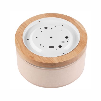BRILAGI - LED Plafón BELLADONNA 1xE27/15W/230V d. 30 cm beige/roble