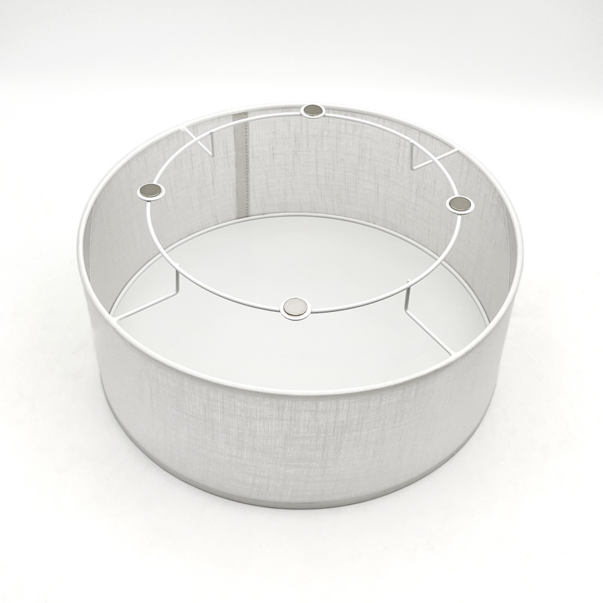 Brilagi - LED Plafón BELLADONNA 1xE27/15W/230V diá. 30 cm blanco/roble cereza