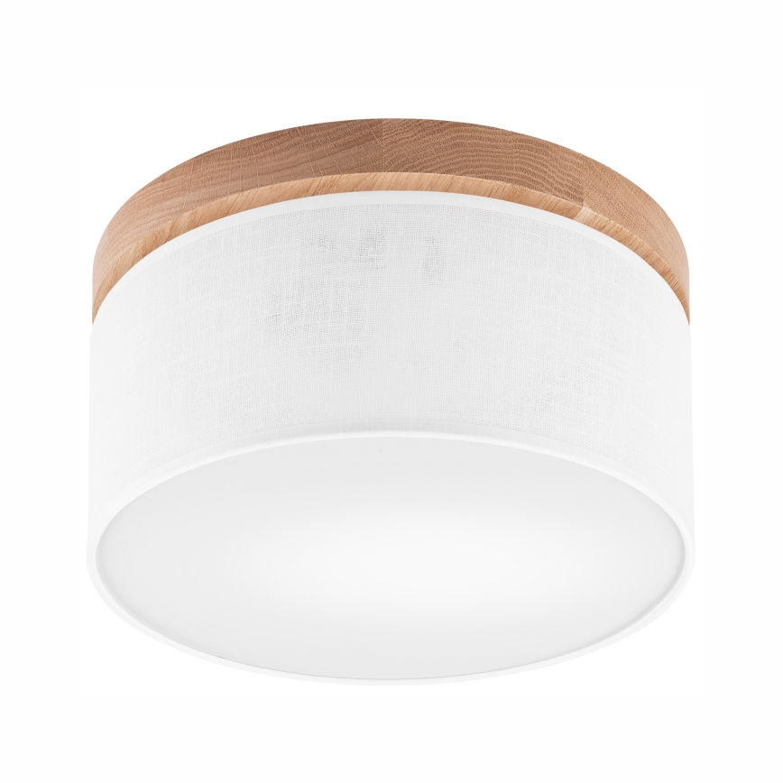 BRILAGI - LED Plafón BELLADONNA 1xE27/15W/230V diá. 30 cm blanco/roble