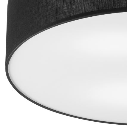 Brilagi - LED Plafón BELLADONNA 3xE27/15W/230V d. 50 cm negro/pino