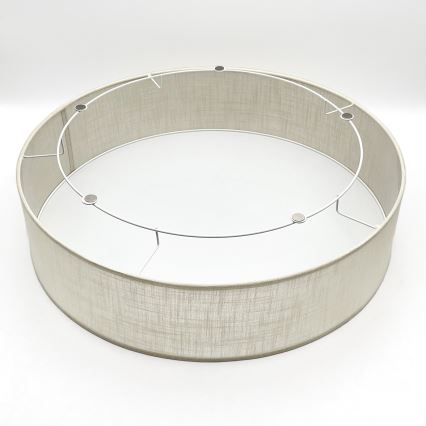 Brilagi - LED Plafón BELLADONNA 3xE27/15W/230V diá. 50 cm color crema/roble