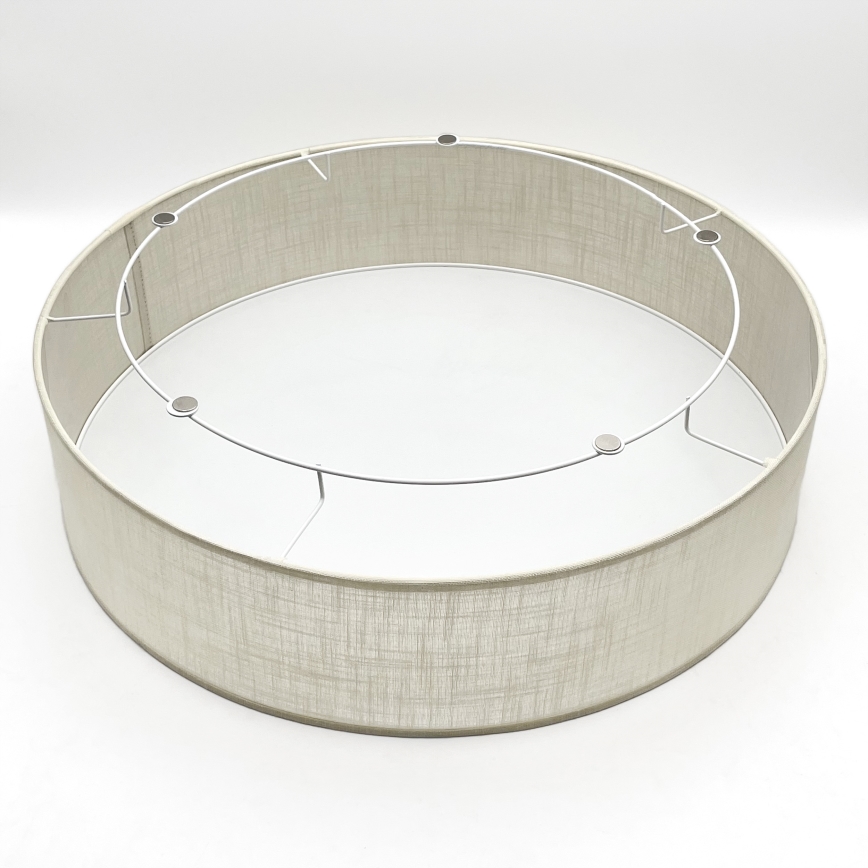 Brilagi - LED Plafón BELLADONNA 3xE27/15W/230V diá. 50 cm color crema/roble