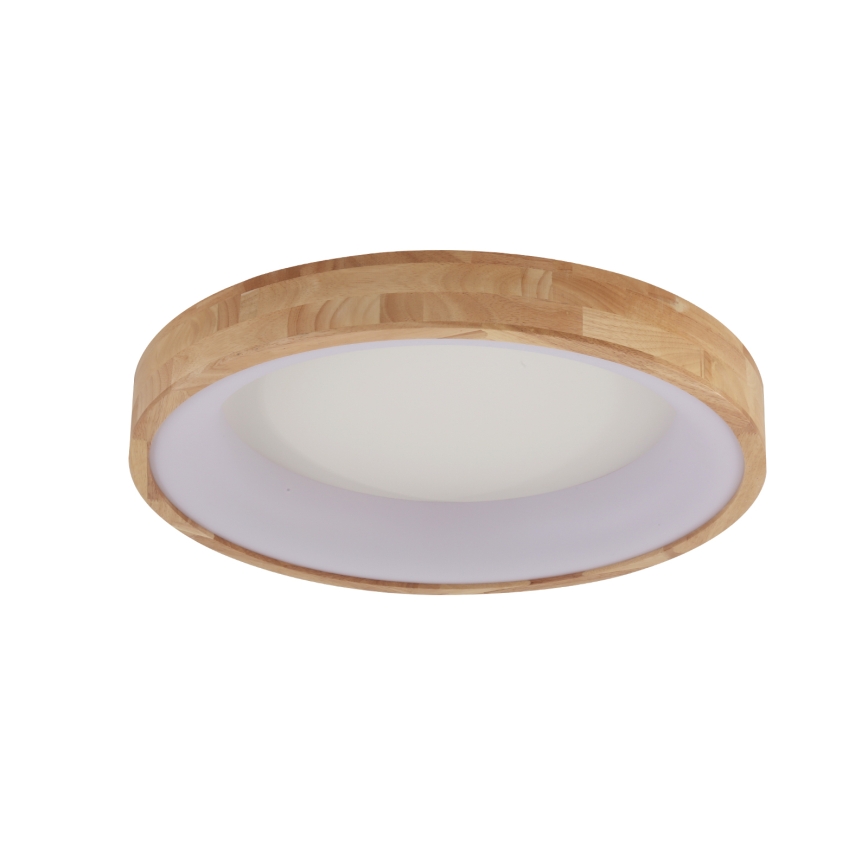 Brilagi - Lámpara de techo LED FALCON WOOD LED/40W/230V 3000/4000/6000K Ø 60 cm de madera
