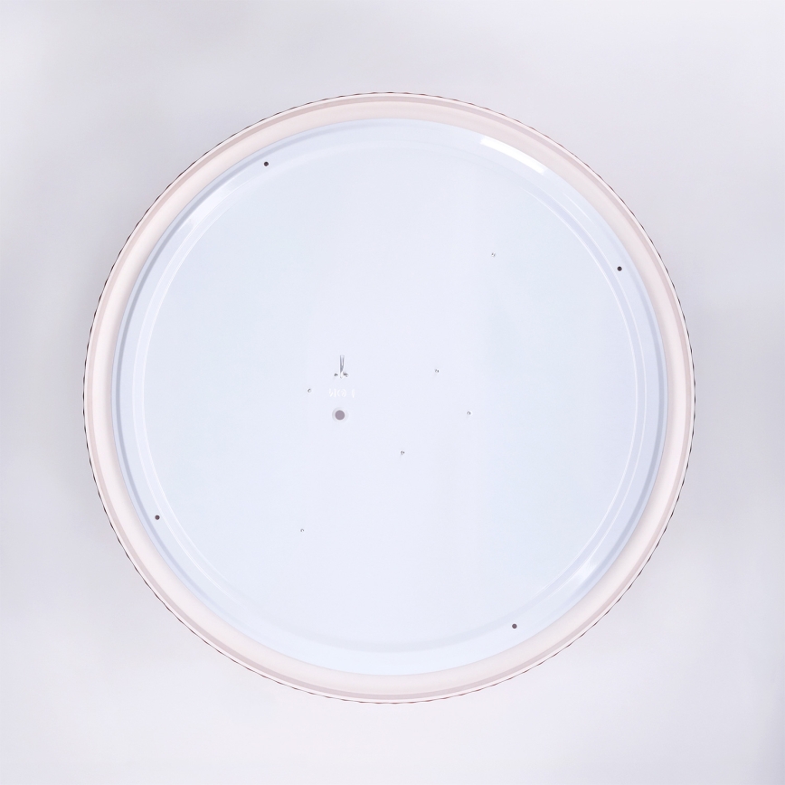 Brilagi - Lámpara de techo LED regulable LUCIA LED/60W/230V 3000-6500K diámetro 59 cm roja + control remoto