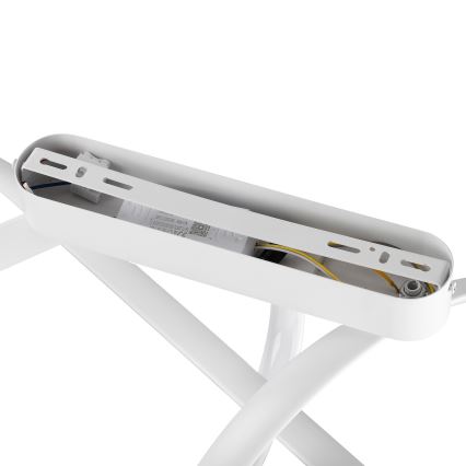 Brilagi - Plafón LED regulable TWISTER LED/60W/230V 3000-6000K blanco + mando a distancia