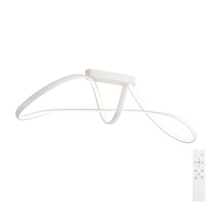 Brilagi - Plafón LED regulable TWISTER LED/60W/230V 3000-6000K blanco + mando a distancia