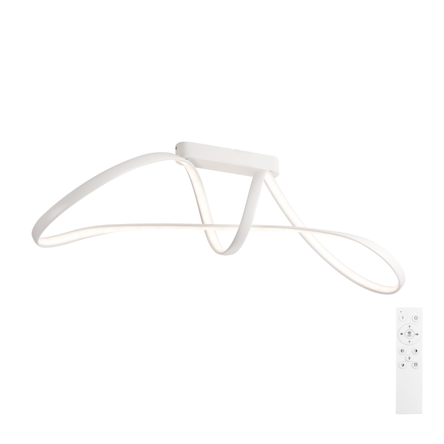Brilagi - Plafón LED regulable TWISTER LED/60W/230V 3000-6000K blanco + mando a distancia