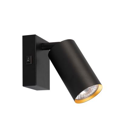 Brilagi - LED RGBW regulable, aplique de pared tipo spot SELE 1xGU10/4,8W/230V 3000K negro/dorado + mando a distancia