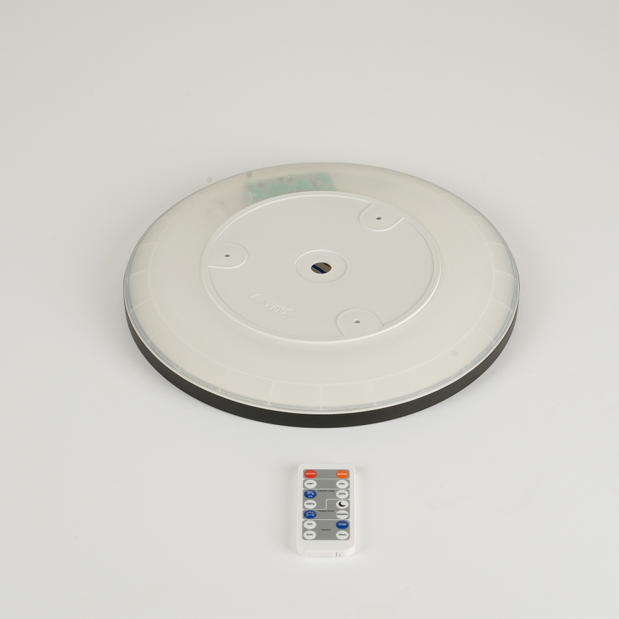 BRILAGI - Lámpara LED regulable con sensor de movimiento y crepúsculo ULTRA SLIM LED/18W/230V Ø 30 cm + mando a distancia