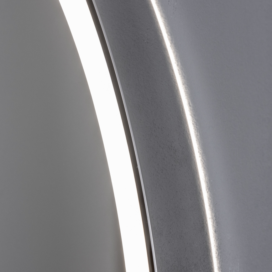 Brilagi - Espejo calefactado para baño LED regulable con retroiluminación ALU PRO LED/18W/230V Ø 60 cm 3000/4000/6500K IP44 cromo brillante CRI 90