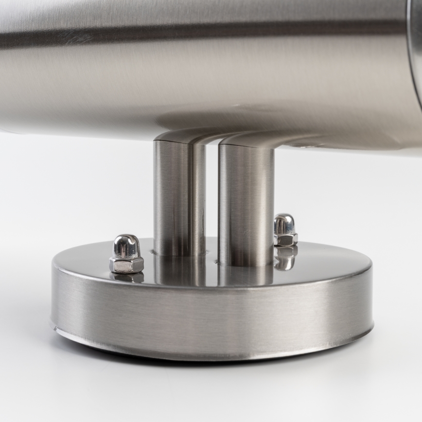 BRILAGI - Lámpara de pared exterior LED regulable ELIA 1xE27/6W/230V 2700-6500K IP44 Wi-Fi cromo mate