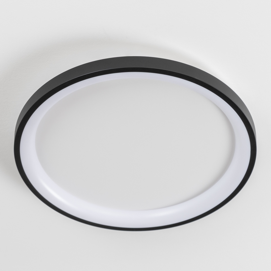 Brilagi - Luminaria de techo LED regulable FALCON SLIM LED/42W/230V 3000-6500K Ø 50 cm negra + mando a distancia