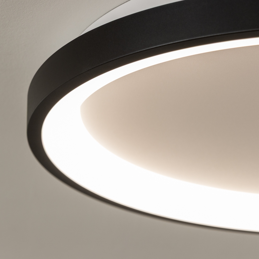 Brilagi - Luminaria de techo LED regulable FALCON SLIM LED/42W/230V 3000-6500K Ø 50 cm negra + mando a distancia