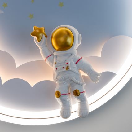 Brilagi - Lámpara de techo infantil regulable LED/42W/230V 3000/5700K astronauta