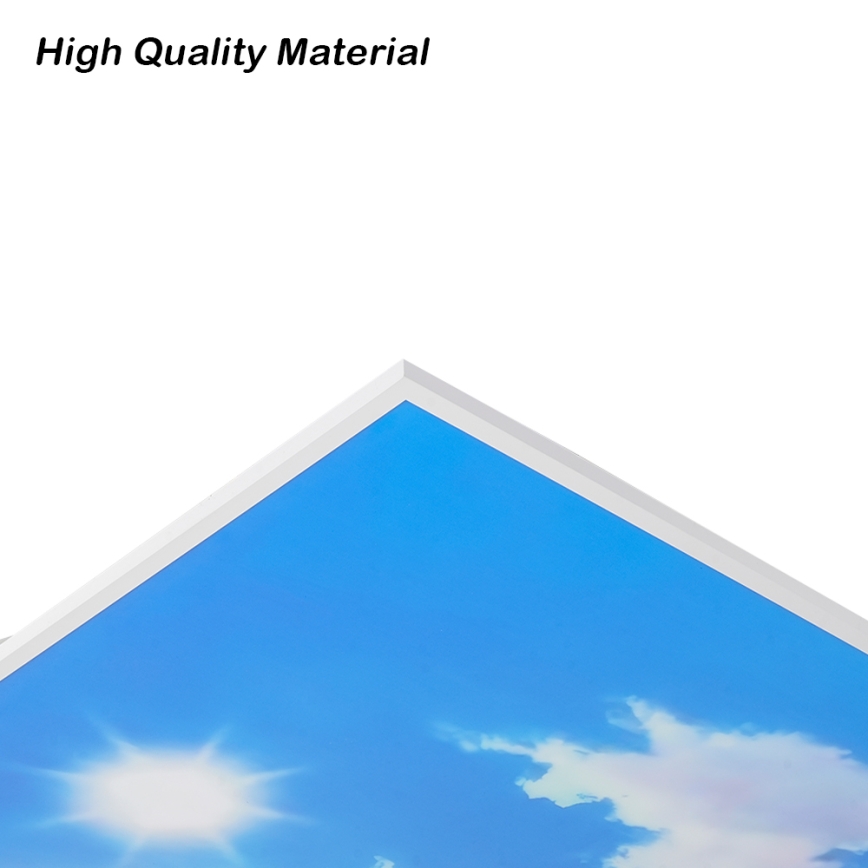 Brilagi - Luminaria de techo LED regulable SLIMFRAME SKY LED/80W/230V 120 x 60 cm 3000–6000 K plateado/azul + mando a distancia