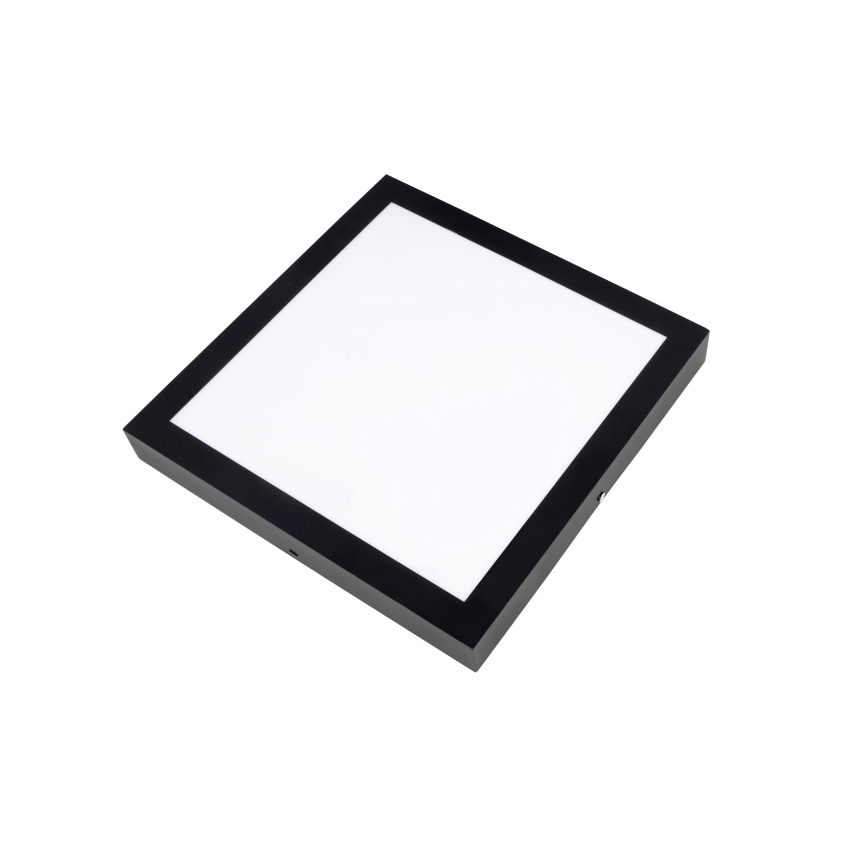 Brilagi - Plafón de techo regulable LED para baño FRAME SMART LED/24W/230V 30x30 cm 3000-6000K IP44 negro + mando a distancia