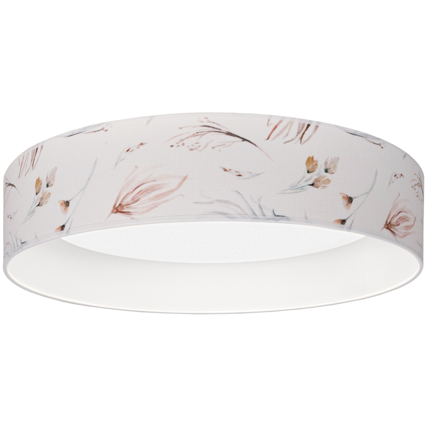 BRILAGI - Lámpara de techo LED regulable VELVET SMARTIX STARS LED/24W/230V 3000-6000K Ø 45 cm blanco/con flores Wi-Fi Tuya Beacon + mando a distancia