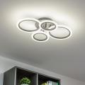 Brilagi - LED regulable plafón de superficie ORBITS LED/50W/230V 3000-6500K negro + mando a distancia